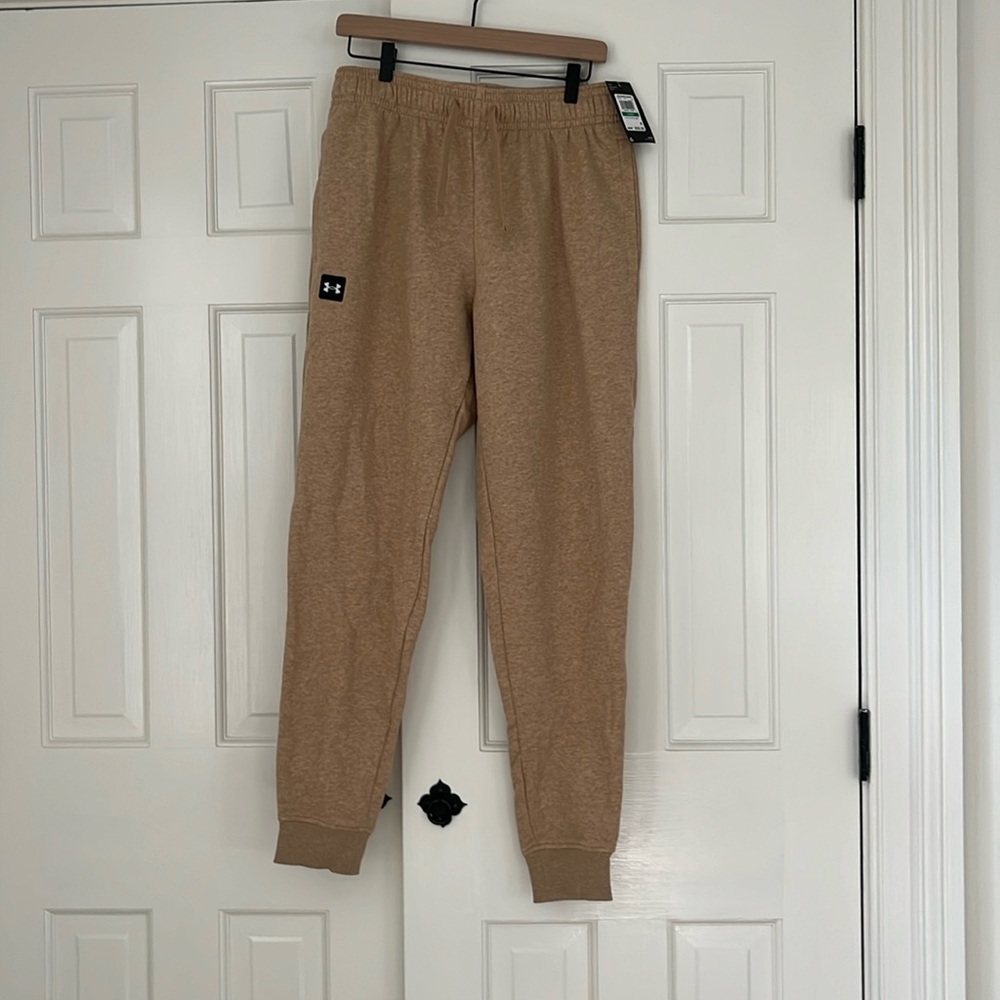 NWT Under Armour UA Men's Rival Fleece Pants Sweatpants Size L